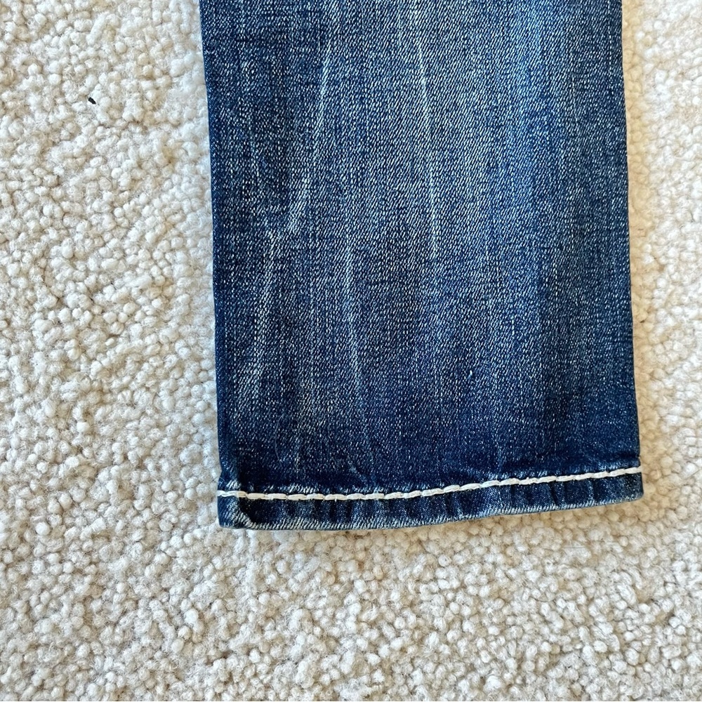 Rock Revival Embroidered Dark Blue Women's Skinny Jeans Sz 29 Cowgirl Chic Rare‎ - Picture 8 of 12